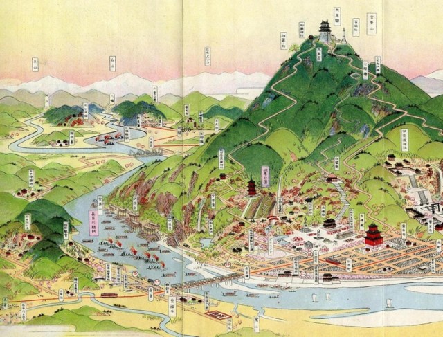 Yoshida's map of Gifu, via Spoon & Tamago